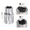 HARFINGTON 6-Point Socket 3/8" Drive 10mm Deep 1.1" Length 45#
