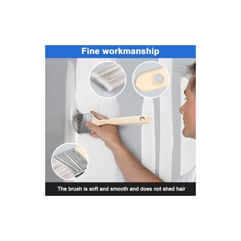 30PCS Paint Roller Kit with Extension Pole-2 to 4 FT,Wall