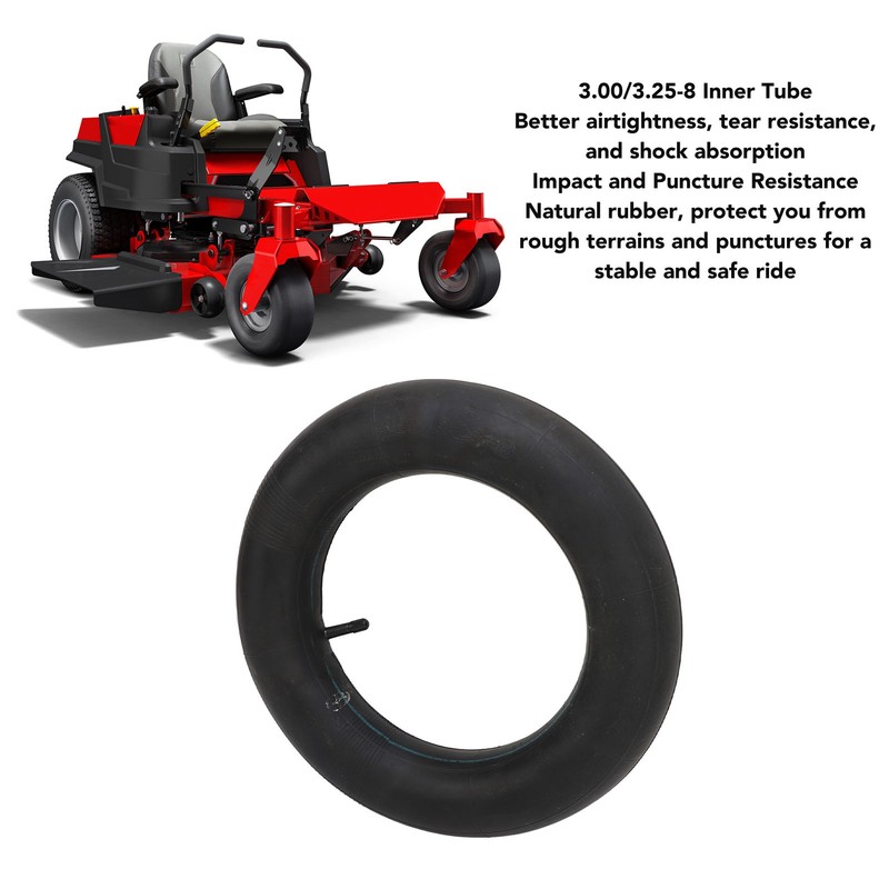 2PCS 3.00/3.25‑8 Inner Tube Heavy Duty Natural Rubber Puncture Resistance