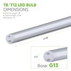 NYLL 28 in. T8 G13 Type A Plug & Play