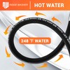 RIDGE WASHER Pressure Washer Whip Hose with Swivel, 3/8", 2