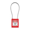 Tiardey Generic Stainless Steel Cable Padlock Lockout Isolation Lock Security
