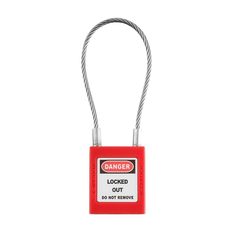 Tiardey Generic Stainless Steel Cable Padlock Lockout Isolation Lock Security
