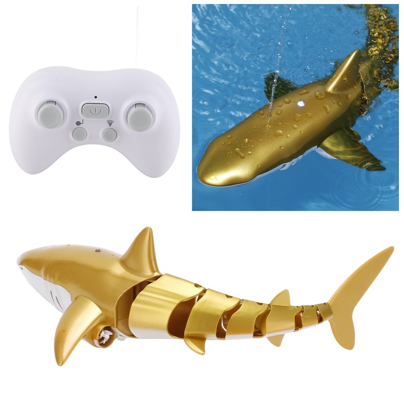 Electric RC Boat 2.4G Remote Control Pool Shark Simulation Water