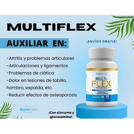Multi-flex Reforzado Con 30 Tabletas De 750 Mg C/u Suplecaps