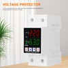 Dual Display Adjustable Voltage Protector Intelligent Over-voltage Under-voltage Over-current Protect