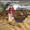 Dwulcx 10inch Large Metal Chicken Poop ScooperHeavy Duty Chicken Coop