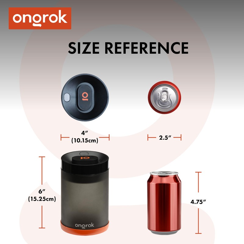 ONGROK Glass Storage Jar with Vacuum Pump Technology, Air Proof