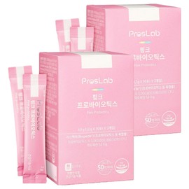 ProsLab Pink Probiotics Women's Lactobacillus, 60g, 2 units / 프로스랩 핑크 프로바이오틱스 여성 유산균, 60g, 2개