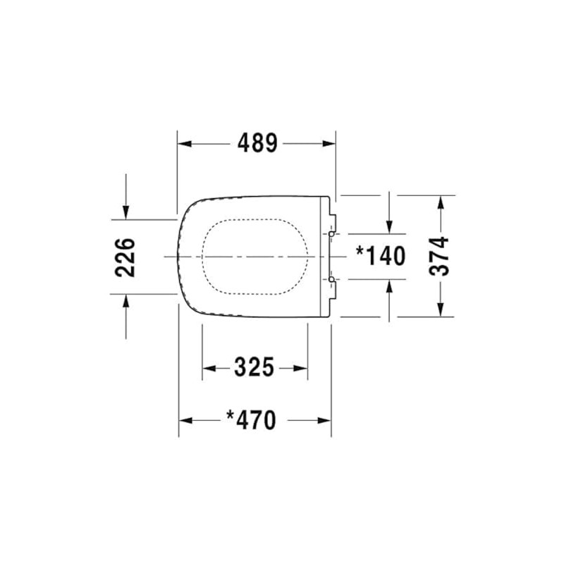 Seat and cover DuraStyle white hinges ss w/o SoftClose elong.