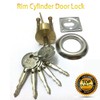 tooloflife Rim Cylinder Lock Kit Brass Door Night Latch Lock