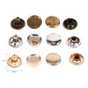 100Pcs Bulk Double Cap Rivets 8x10mm for Leather, DIY Craft,