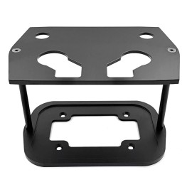 SPP Optima Battery Tray Hold Down Billet Aluminum Group 34 Plain Top Matte Black