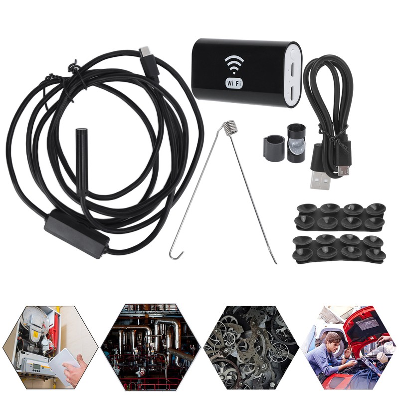F99 8mm Industrial Endoscope Hard Wire High Definition WIFI Boroscope