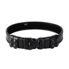 TACNEX Plain Black Duty Belt w/Hook Lining Tri-Release Buckle 4