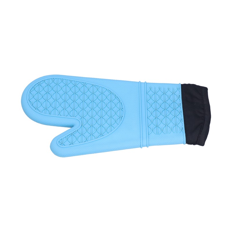 Silicone Oven Mitts with Cotton Heat Insulated Anti Scalding Baking