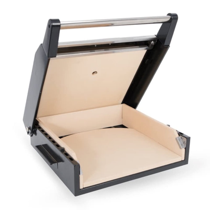 Megamaster Portable Pizza Kit - Stainless Steel Ceramic Pizza Oven