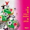 Decocino Tortendeko Decocino HOCHWERTIG 7-teiliges Fußball Deko-Set