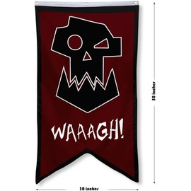 Yanbooch Orks Banner Flag Man Cave Bed Room Home Office Party Decor 30x50 Inch