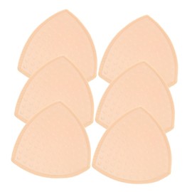 CORHAD 3pairs Breast Pad Inserts Skin Tone Thickened Sponge for Bras Swimwear Easy to Clean