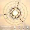 Luupyia Mini Crystal Chandelier Ceiling Light Small, Modern Crystal Ceiling