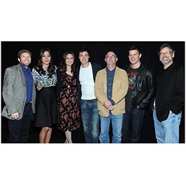 Bones T.J. Thyne, Michaela Conlin, Emily Deschanel, John Francis Daley, Hart Hanson, David Boreanaz, & Stephen Nathan Group Shot 8 x 10 Photo