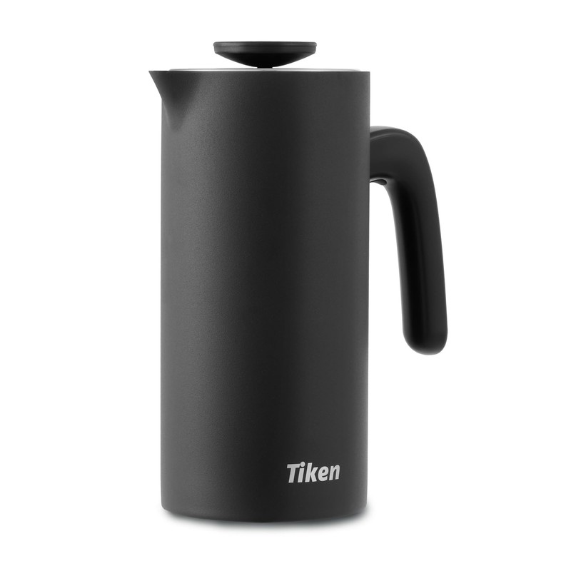 Tiken French Press Coffee Maker Stainless Steel Double-wall Vacuum Insulated