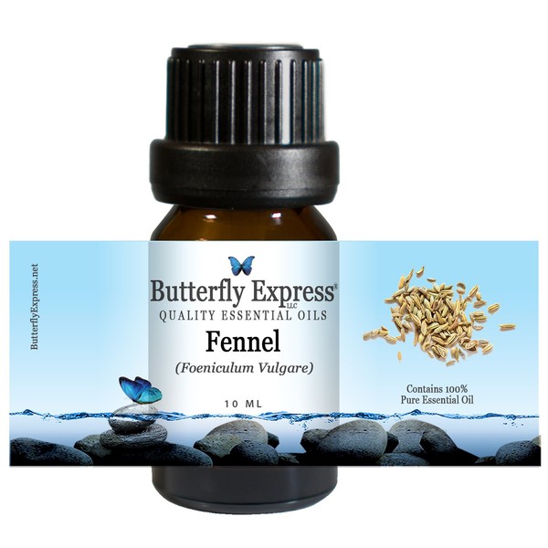 Fennel Essential Oil 10ml - 100% Pure - by Butterfly Express