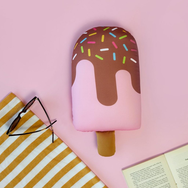 balvi Sprinkles Popsicle Beach Cushion Ergonomic with Zip Polyester