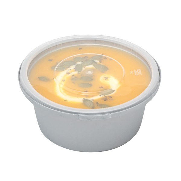 Restaurantware Futura 8.5 Ounce Meal Prep Bowls With Lids 100
