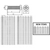 AERZETIX - C59892 - Set of 10 Metal Screws with