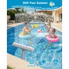 【2025 Upgrade】 Pool Fountain for Above and Inground Pools, 360°