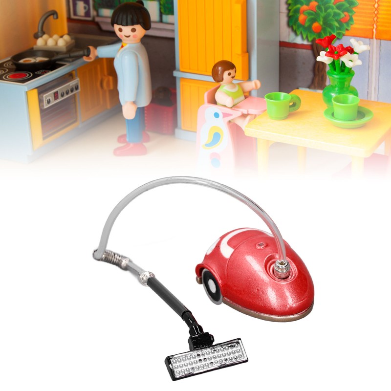 1:12 Dollhouse Vacuum Cleaner Miniature Vacuum Cleaner Model Home Appliance