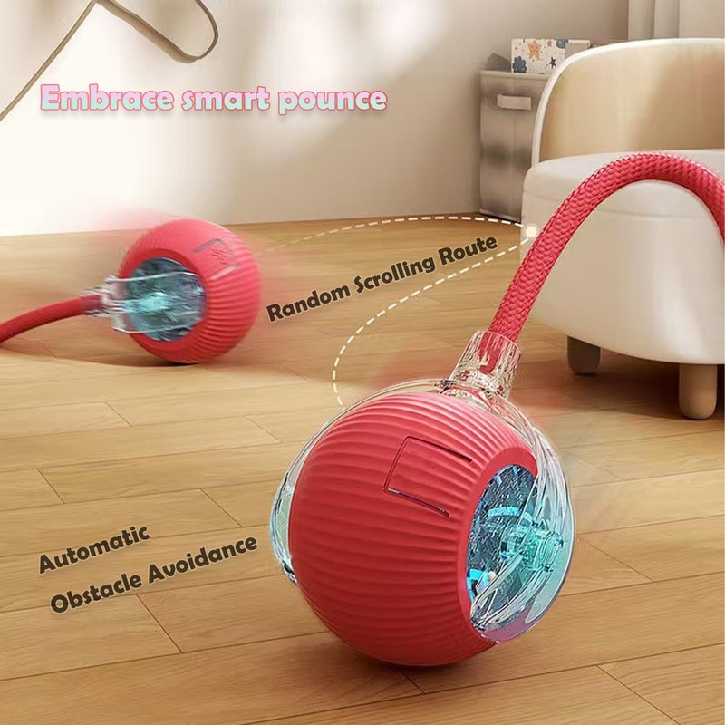 Found Notice Interactive Cat Toy Ball | Automatic Moving Smart
