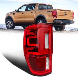 LED Tail Lights wiht Blind Spot Compatible with 2019 2020 2021 2022 2023 Ford Ranger Original Model Taillight Rear Brake Lamp OE:KB3Z13405G FO2800274(2019-2022 LED W/Blind Spot, Left Driver Side)