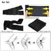 Pack of 4 Knee Support Sports Bandage Knee Brace Weight