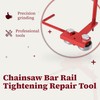 Gugxiom Chainsaw Bar Rail Tightening Repair Tool, Professional Chainsaw Bar