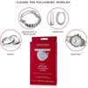 CONNOISSEURS Premium 14x14 Ultrasoft Silver Jewelry Polishing Cloth Anti-Tarnish