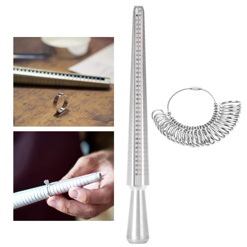 Medidor de anillos Medidor de mandril Mandril Palillo Dedo Calibrador