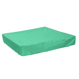 Sandbox Cover, Square Dustproof Protection Beach Sandbox Canopy Square Protective Cover Pool Cover for Garden Backyard(Green 200 x 200 x 20cm)