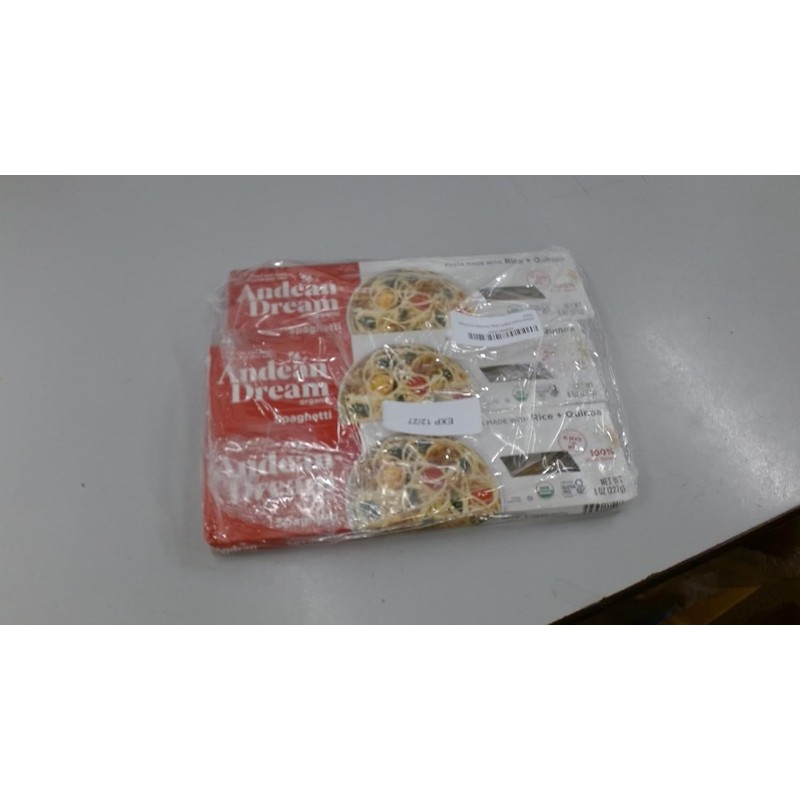 Andean Dream Organic Spaghetti Quinoa Pasta, 8 oz (3 Pack)