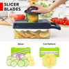 Vegetable Chopper, Slicer and Dicer with Multiple Interchangeable Blades, 16