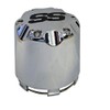 3G SS Chrome Center Caps- Snap-on Style for 8" Golf