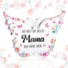 WenmthG® Muttertagsgeschenk für Mama, Acryl Schmetterling Tischschmuck/Briefbeschwerer und Text Du