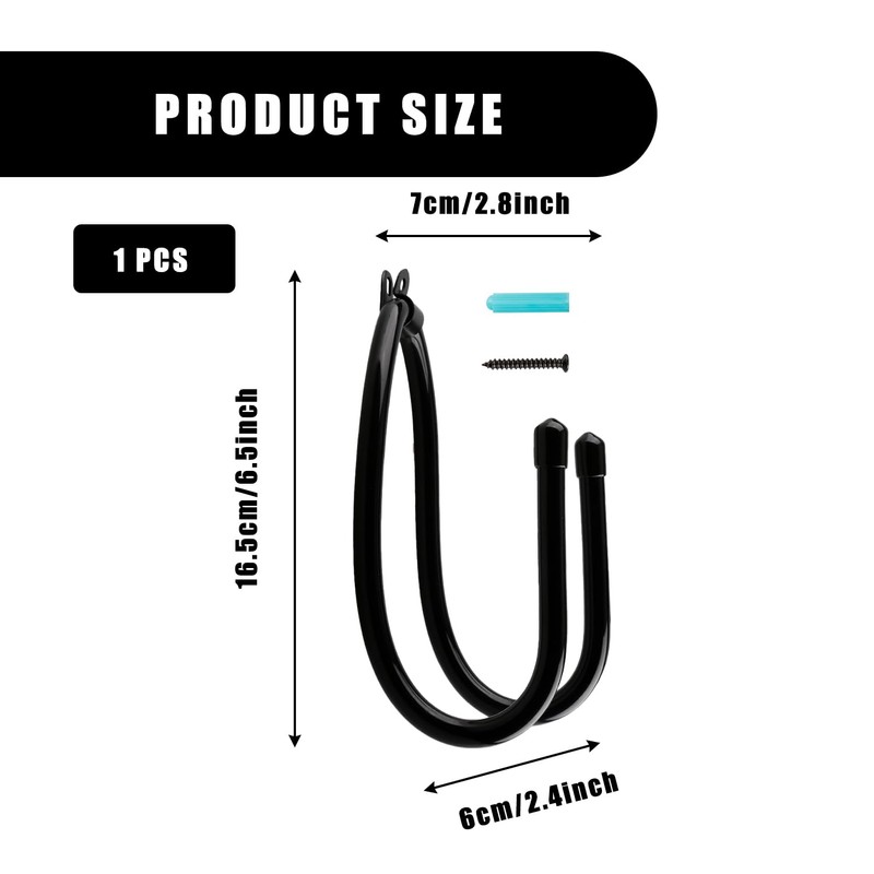 Bojueshaw Multi-Purpose Flexible Hook – Skateboard Wall Mount & Car