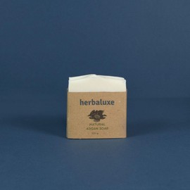 Herbaluxe Natural Handmade Argan Bar Soap - Skin-Nourishing Cleansing Soap - Body Care soaps exfoliating.