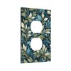 Azjincos Decorative Art Light Switch Covers Morris Leaves 1 Gang