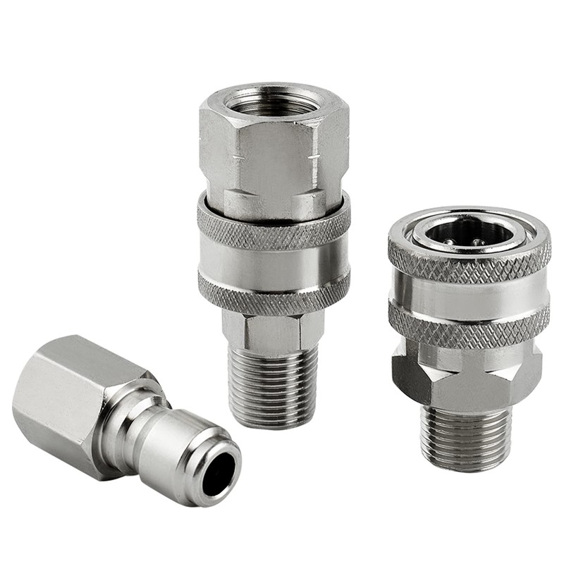 Raincovo Pressure Washer Quick Connect 3/8 Inch, Pressure Washer Fittings,