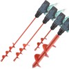 Auger Drill Bit for Planting Set of 4, Garden Auger