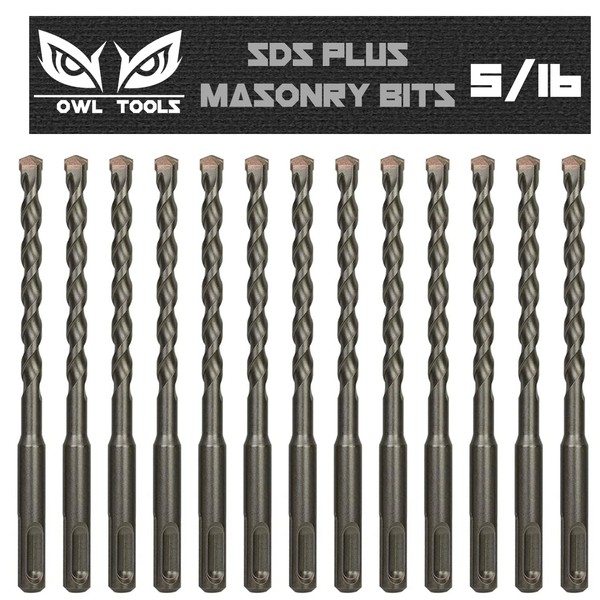 Owl Tools SDS Plus 5/16 Inch Masonry Drill Bits (13